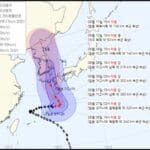 태풍 카눈, 한반도 관통하나…예상경로 더 서쪽으로