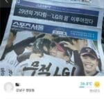 “신문 4부에 20만원”…’29년만의 우승’ 소장하려는 LG 팬들