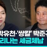 [영상] 가수 박유천 4억·’쌍칼’ 박준규 3억…고액 체납자 명단 공개