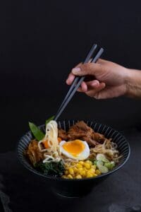 Ramen dish