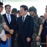 李대통령, 전방부대 장병 격려…”국민은 여러분 충성심 믿는다”